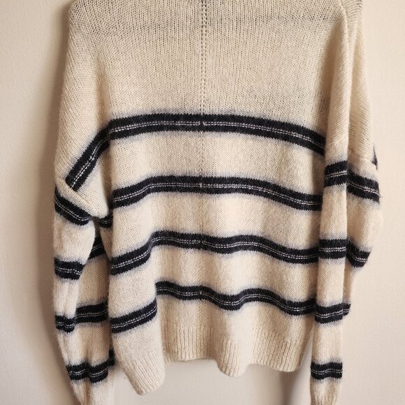 RAG AND BONE KELLY STRIPED SWEATER-MED-EUC - Picture 2 of 6